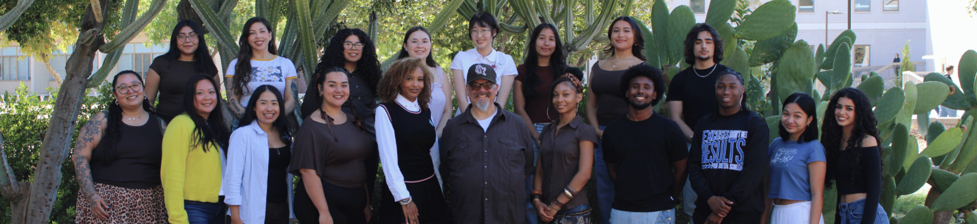 An Image of our 2026-2027 CCC Scholar team and Career Staff outside 